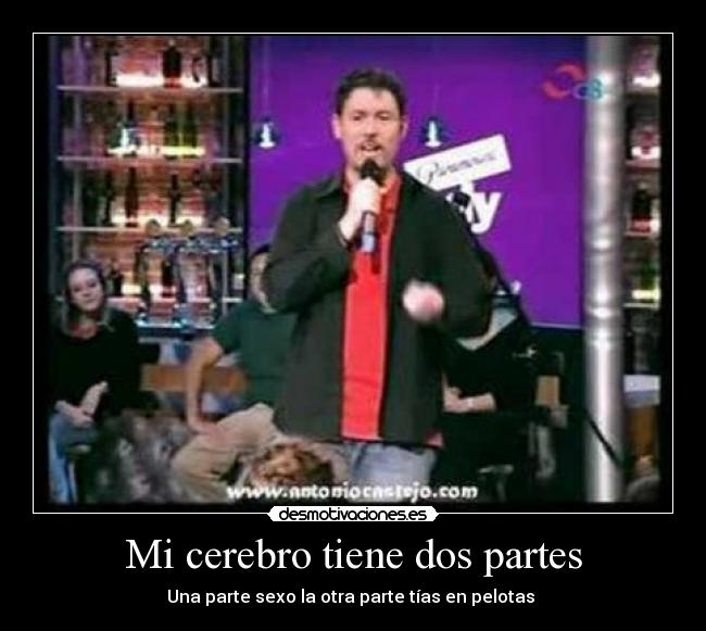 Mi cerebro tiene dos partes -