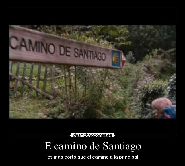 E camino de Santiago -
