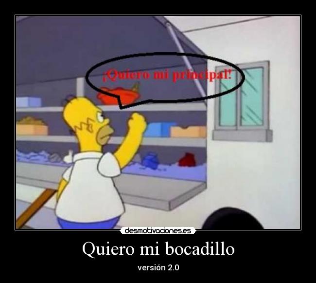 Quiero mi bocadillo - versión 2.0