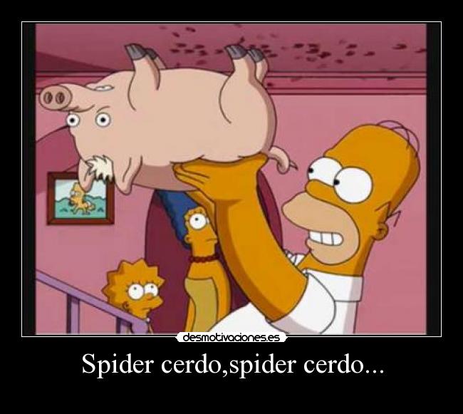 Spider cerdo,spider cerdo... - 