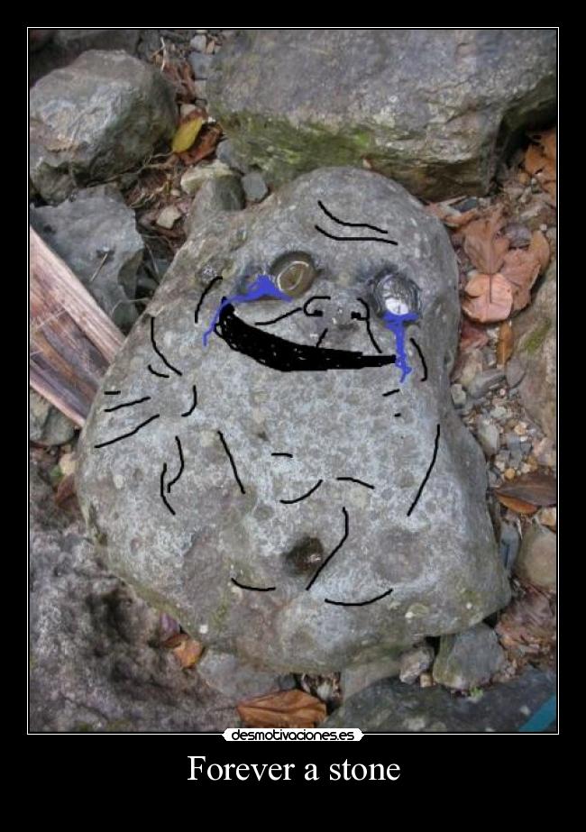 carteles forever stone desmotivaciones