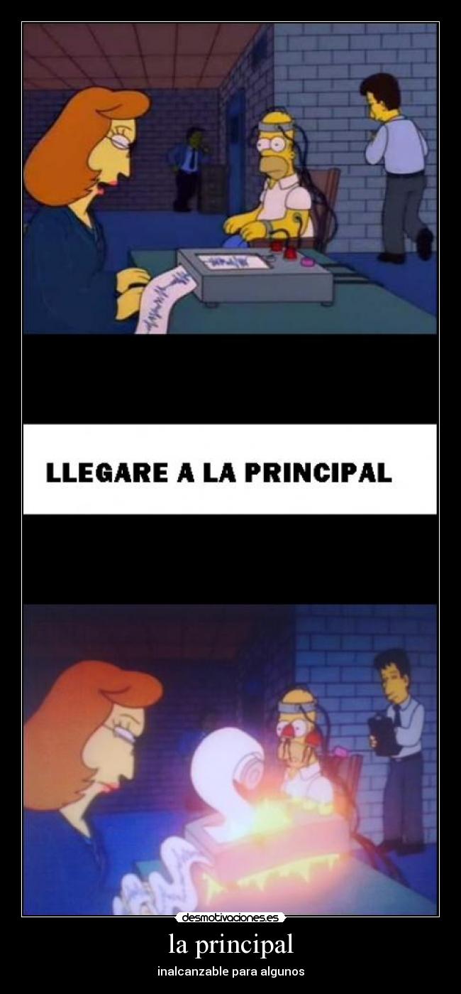 la principal - inalcanzable para algunos