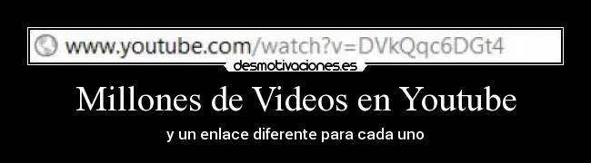 Millones de Videos en Youtube - 