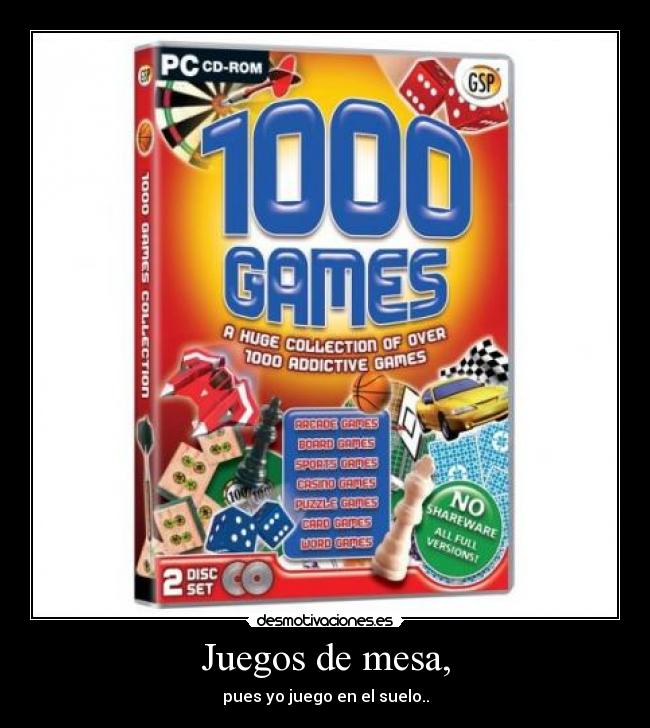 Juegos de mesa, -