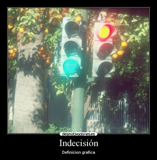 Indecisión - Definicion grafica