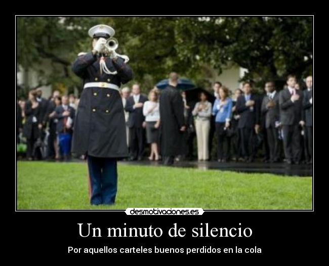 Un minuto de silencio - 