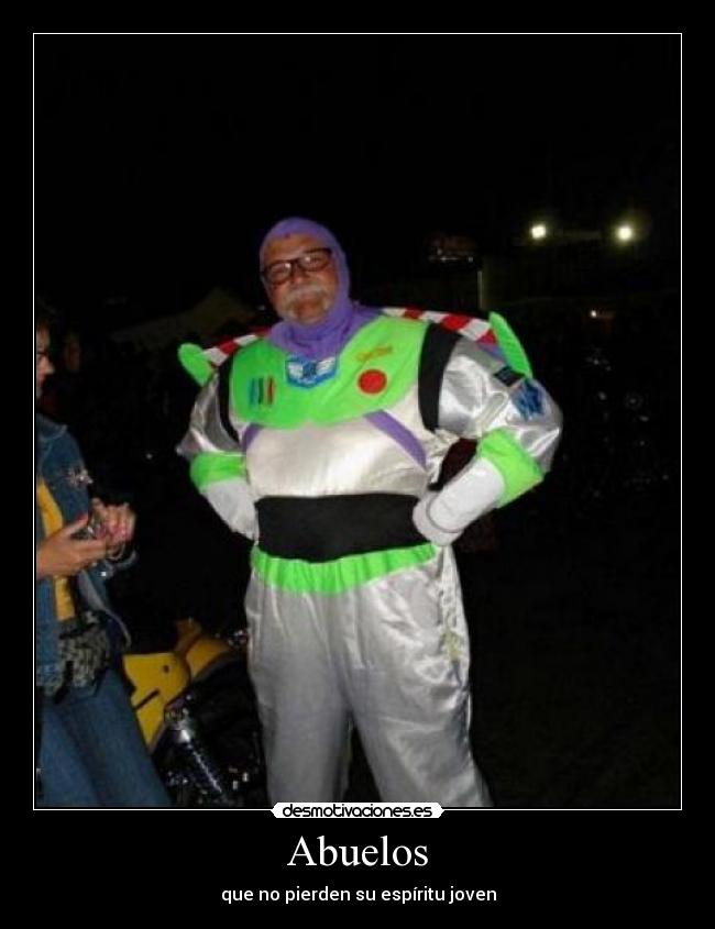 Abuelos - que no pierden su espíritu joven