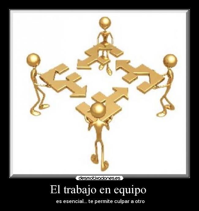 El trabajo en equipo  - 