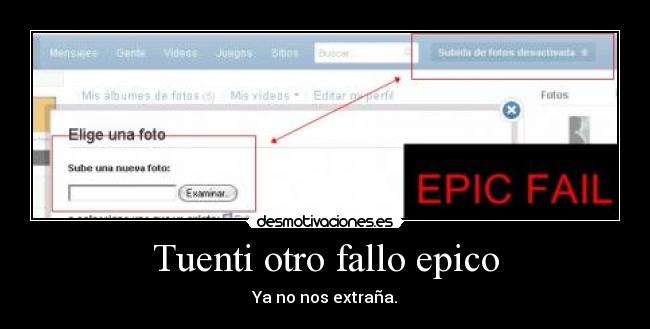 Tuenti otro fallo epico -