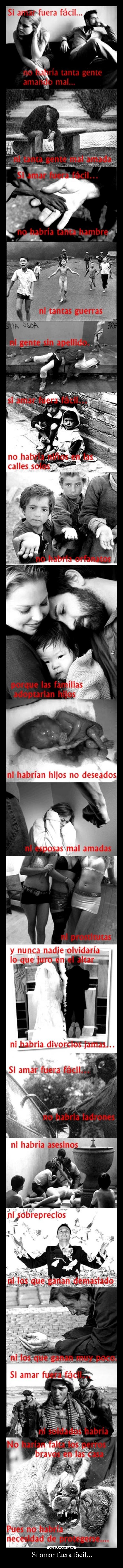 Si amar fuera fácil... -