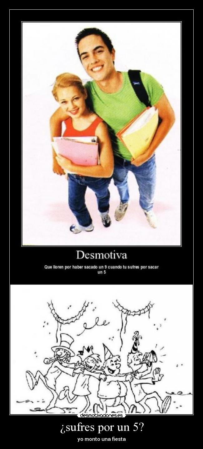 ¿sufres por un 5? - yo monto una fiesta