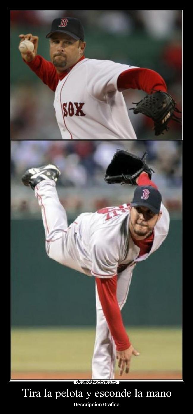 Tira la pelota y esconde la mano -