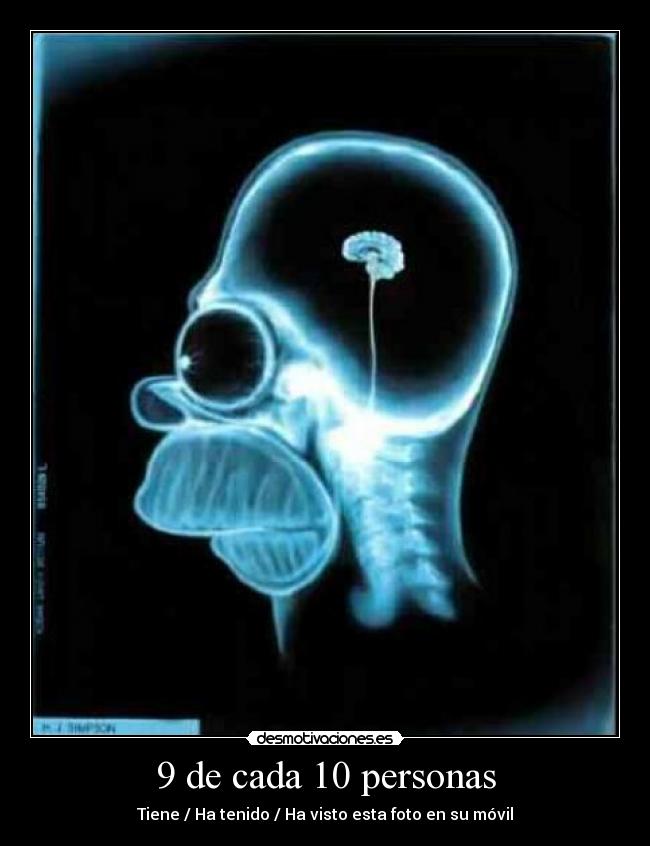 9 de cada 10 personas -