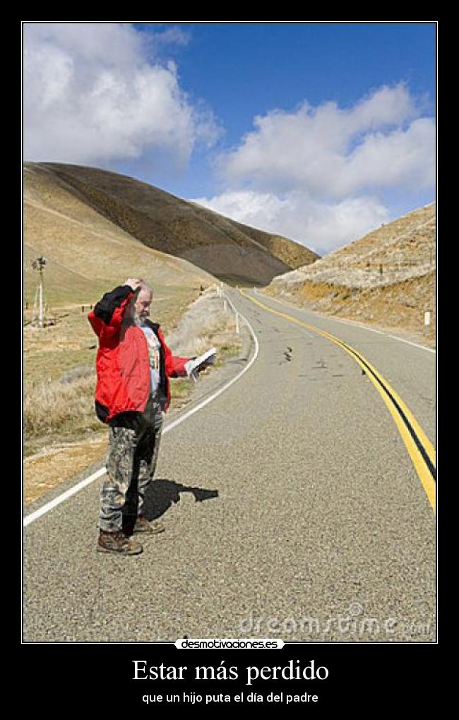 Estar más perdido - 