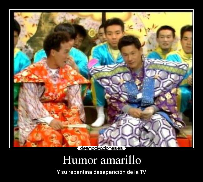 Humor amarillo - Y su repentina desaparición de la TV