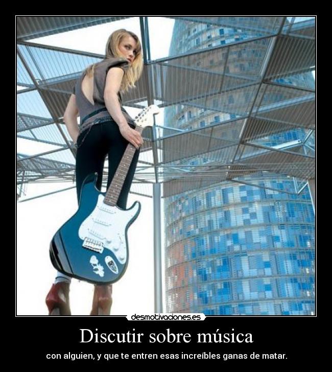 Discutir sobre música - 