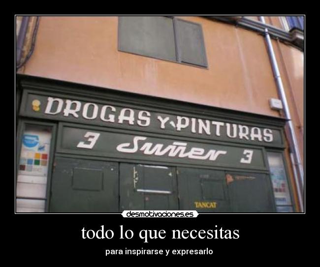 todo lo que necesitas -