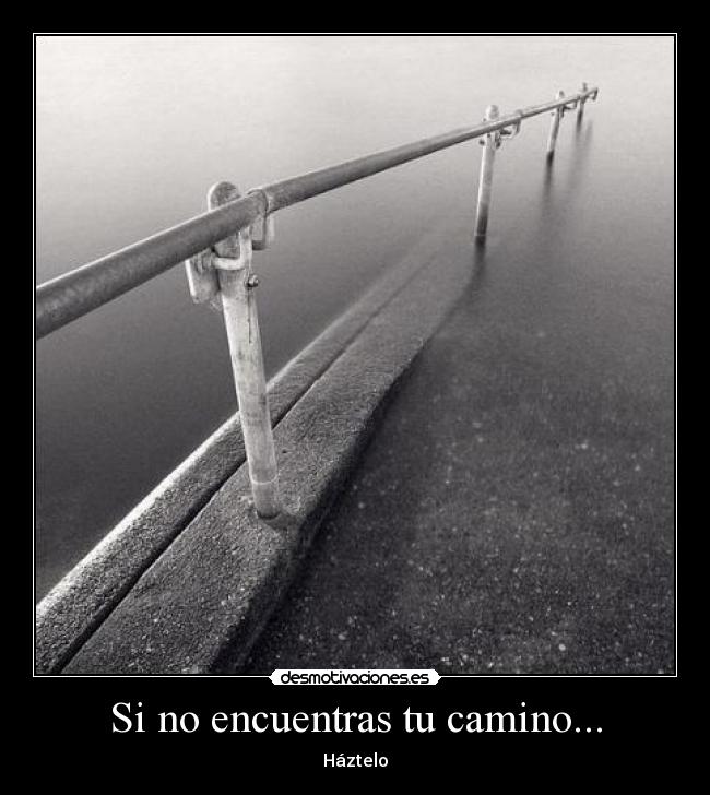 Si no encuentras tu camino... - 