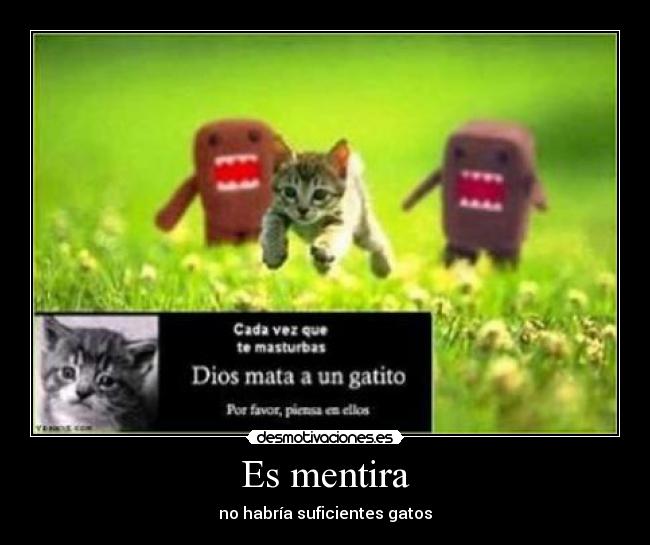 Es mentira - no habría suficientes gatos