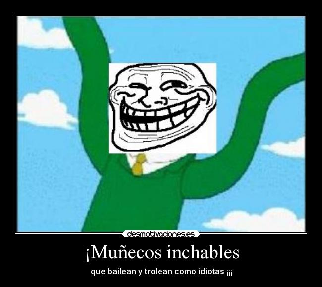 ¡Muñecos inchables - que bailean y trolean como idiotas ¡¡¡