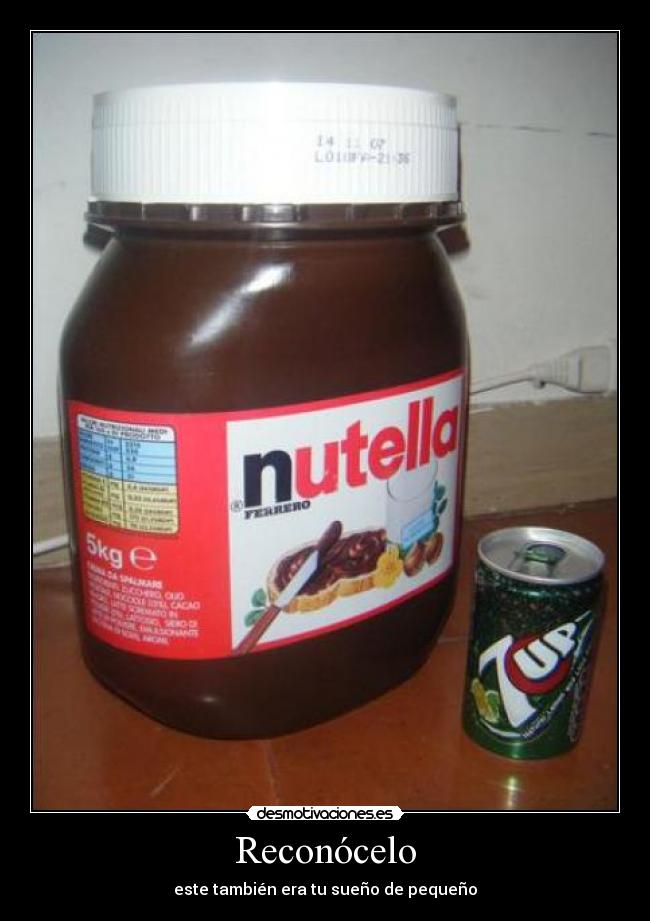 Reconócelo - este también era tu sueño de pequeño