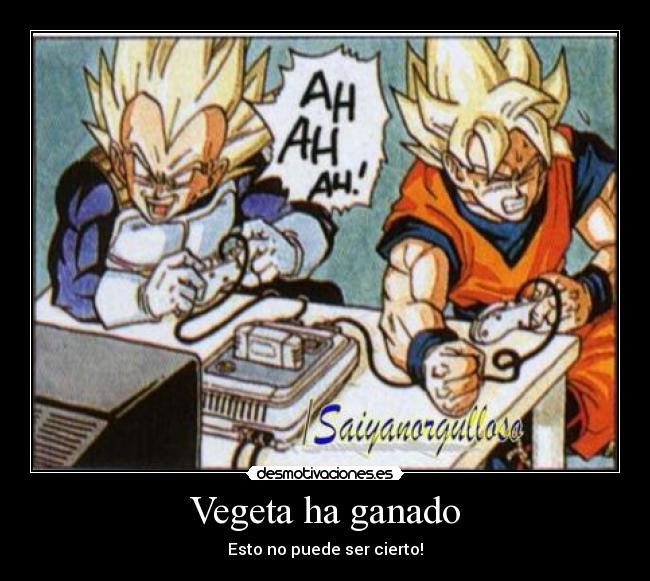 carteles dragon ball vegeta goku lol desmotivaciones