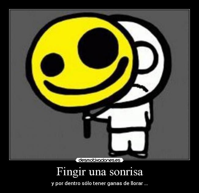 Fingir una sonrisa - 