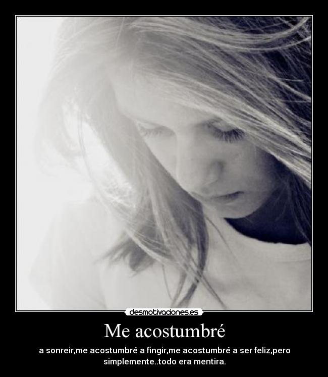 Me acostumbré - 