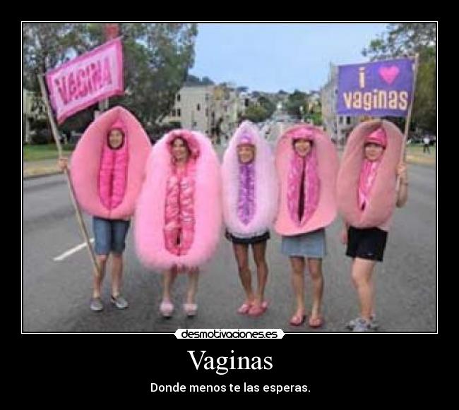 Vaginas - Donde menos te las esperas.