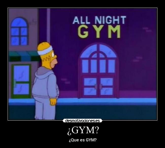 ¿GYM? - 