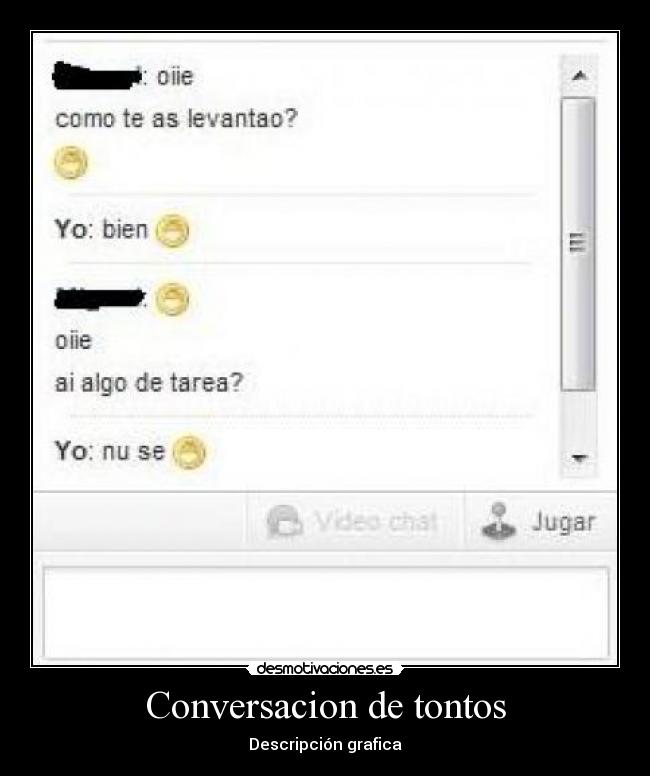 Conversacion de tontos - 