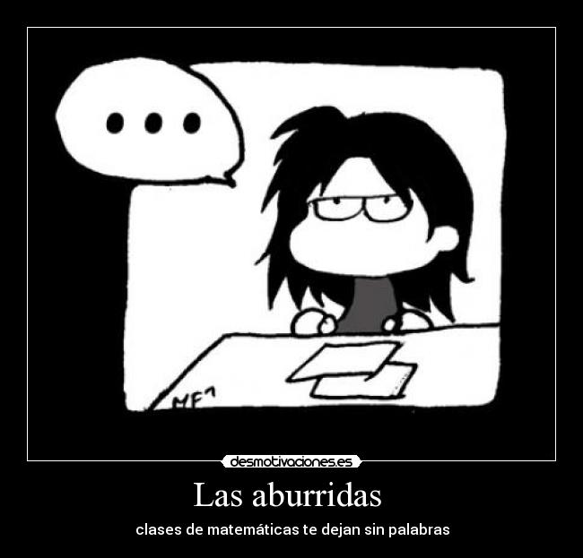 Las aburridas -