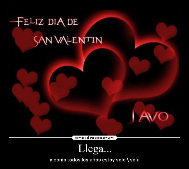 Llega... - y como todos los años estoy solo \ sola