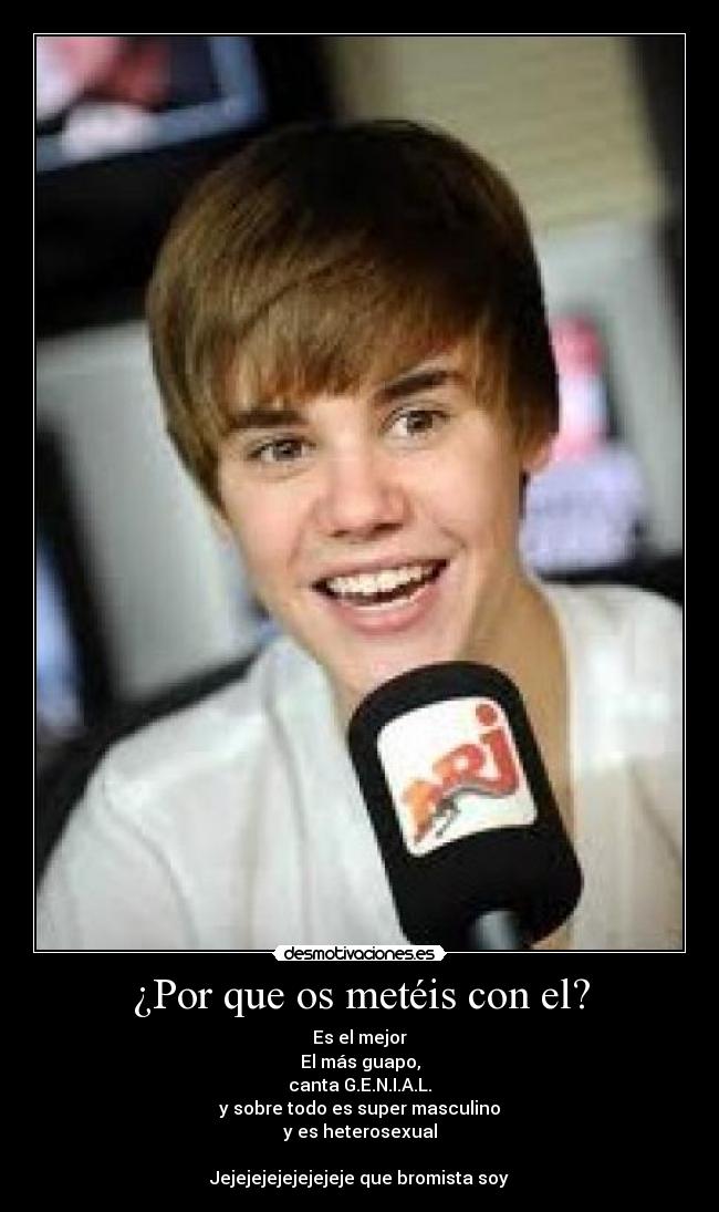 carteles justin bieber desmotivaciones