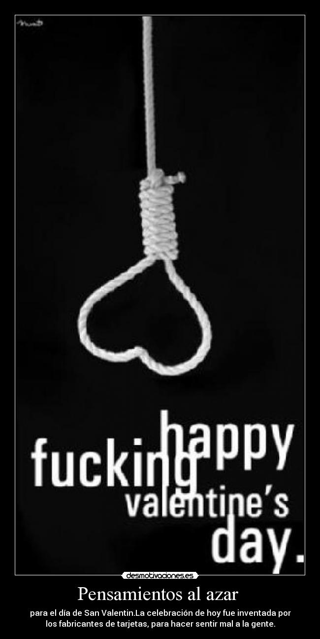 Pensamientos al azar -