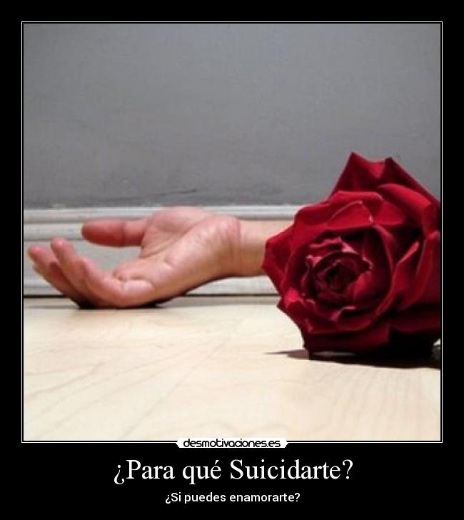 ¿Para qué Suicidarte? - ¿Si puedes enamorarte?