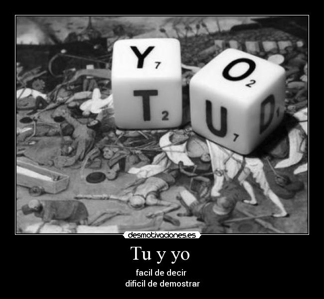 Tu y yo -