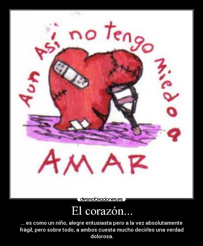 El corazón... -
