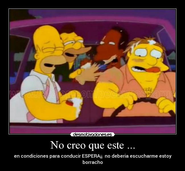 No creo que este ... -