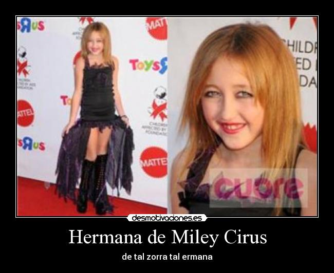 Hermana de Miley Cirus - 
