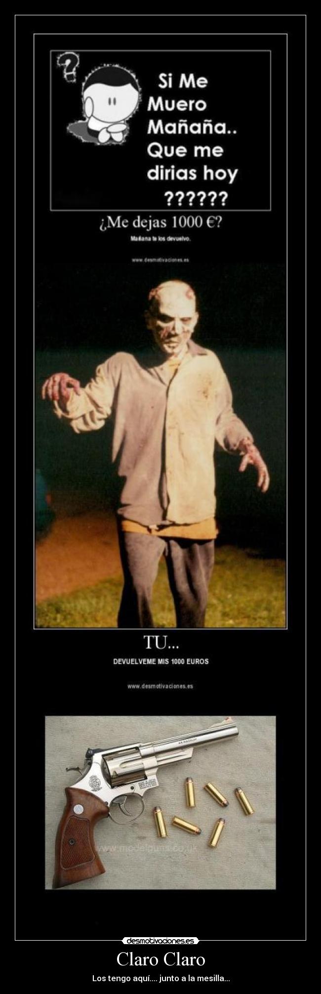 Claro Claro - Los tengo aquí.... junto a la mesilla...