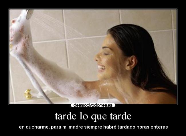 tarde lo que tarde - 