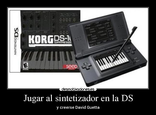 Jugar al sintetizador en la DS - y creerse David Guetta