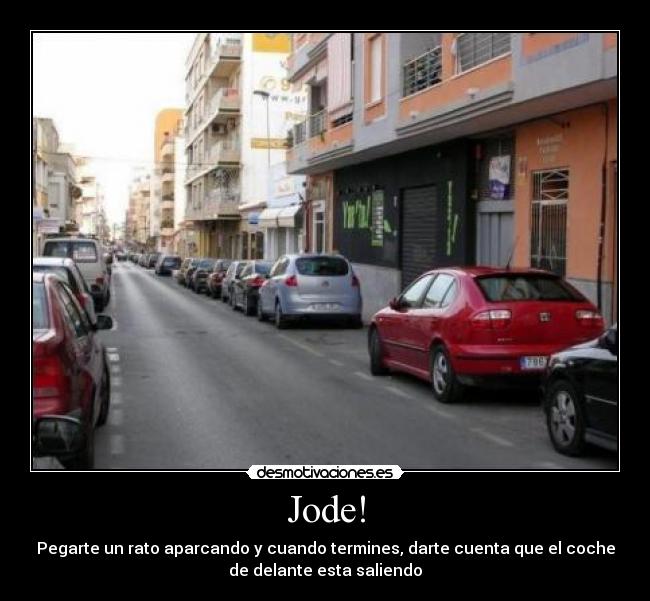 carteles aparcamiento jode desmotivaciones
