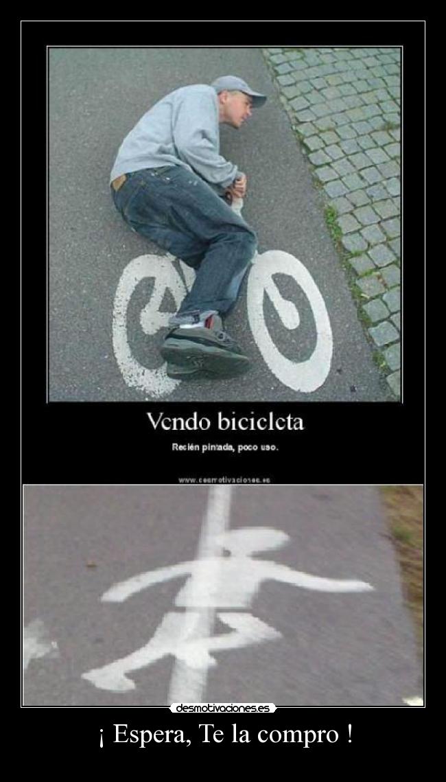 carteles bicicleta desmotivaciones