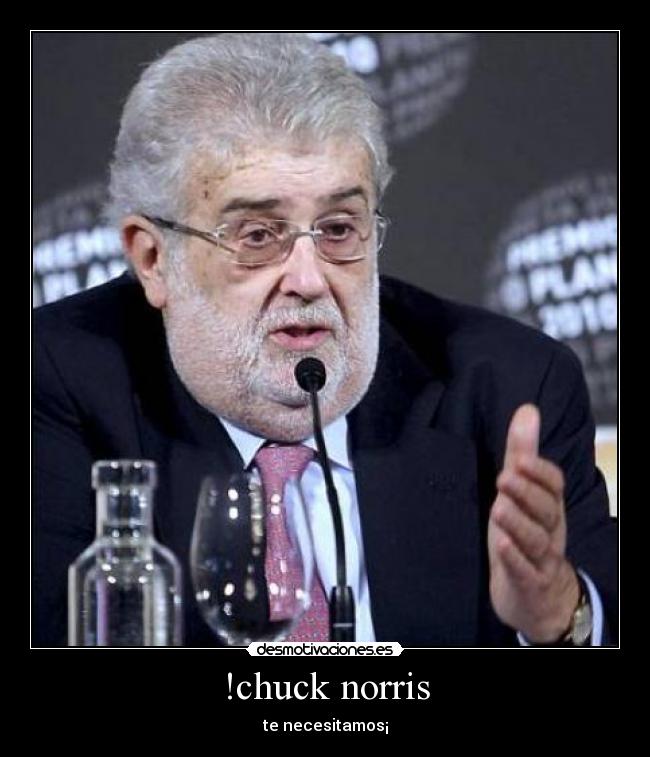 !chuck norris - te necesitamos¡