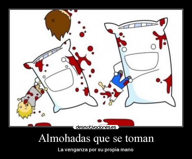 Almohadas que se toman - 