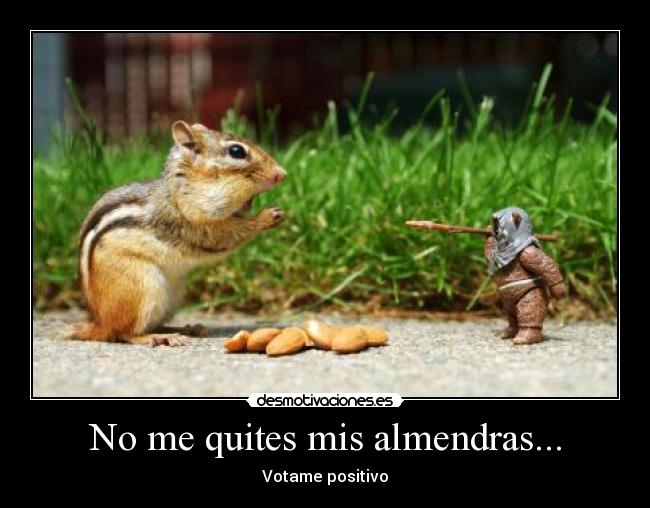 No me quites mis almendras... - Votame positivo