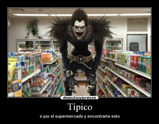 Típico - ir por el supermercado y encontrarte esto