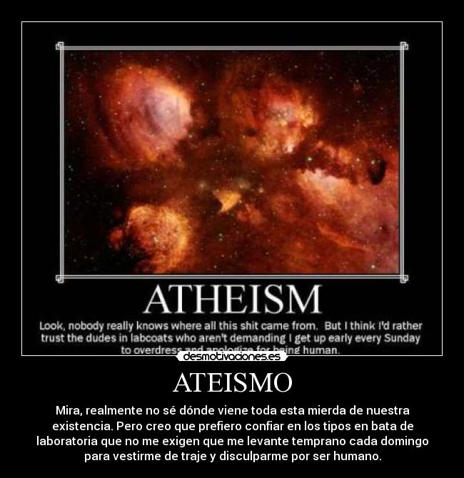 ATEISMO | Desmotivaciones